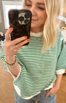 Candy Apple Striped Tee - Renegade Revival