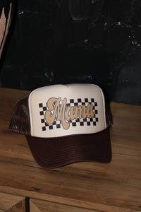 PRE-ORDER Mama Checkered 2-Tone Trucker