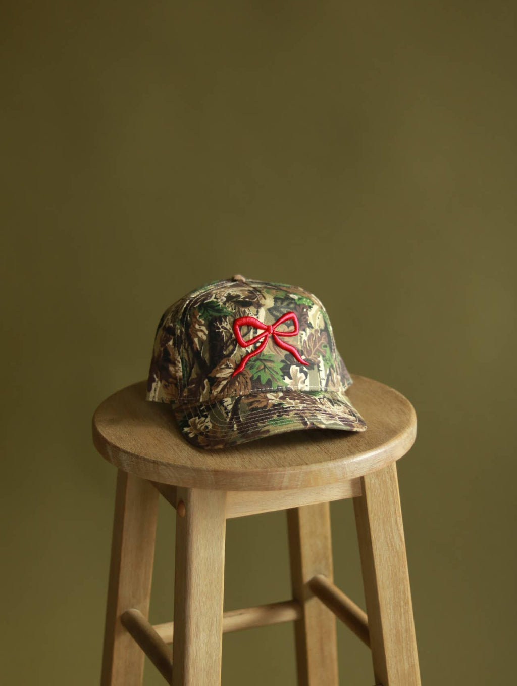 Camo Bow Hat- Electric Christmas Collection