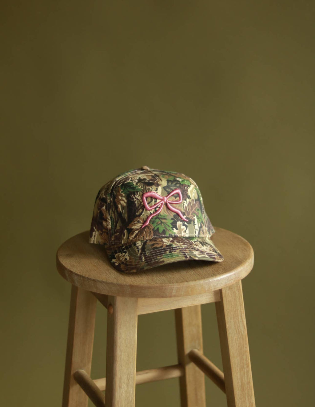 PRE-ORDER Camo Pink Bow Hat