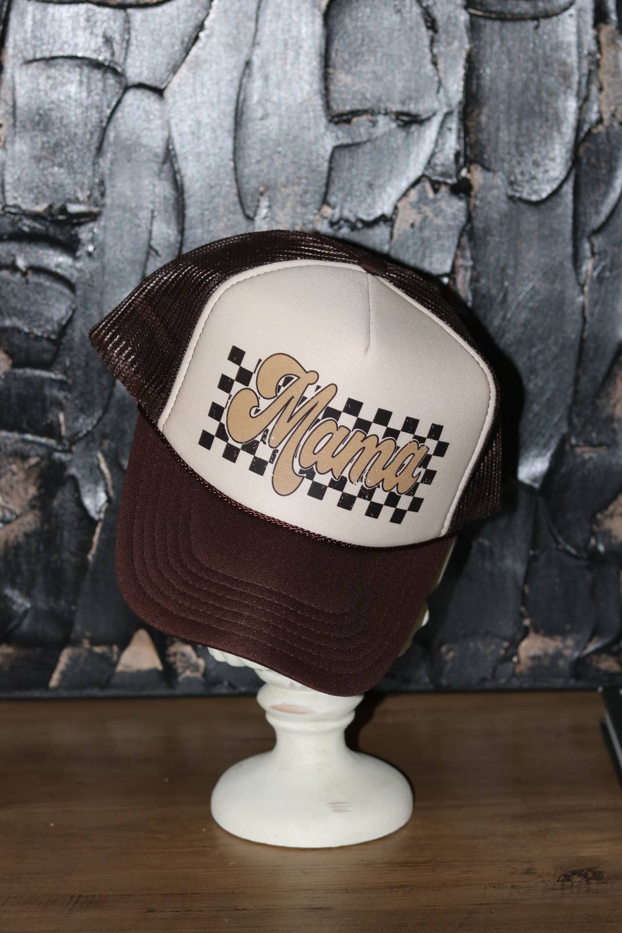 PRE-ORDER Mama Checkered 2-Tone Trucker