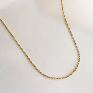 Landis Dainty Rolo Layering Chain Necklace Gold Filled - Renegade Revival