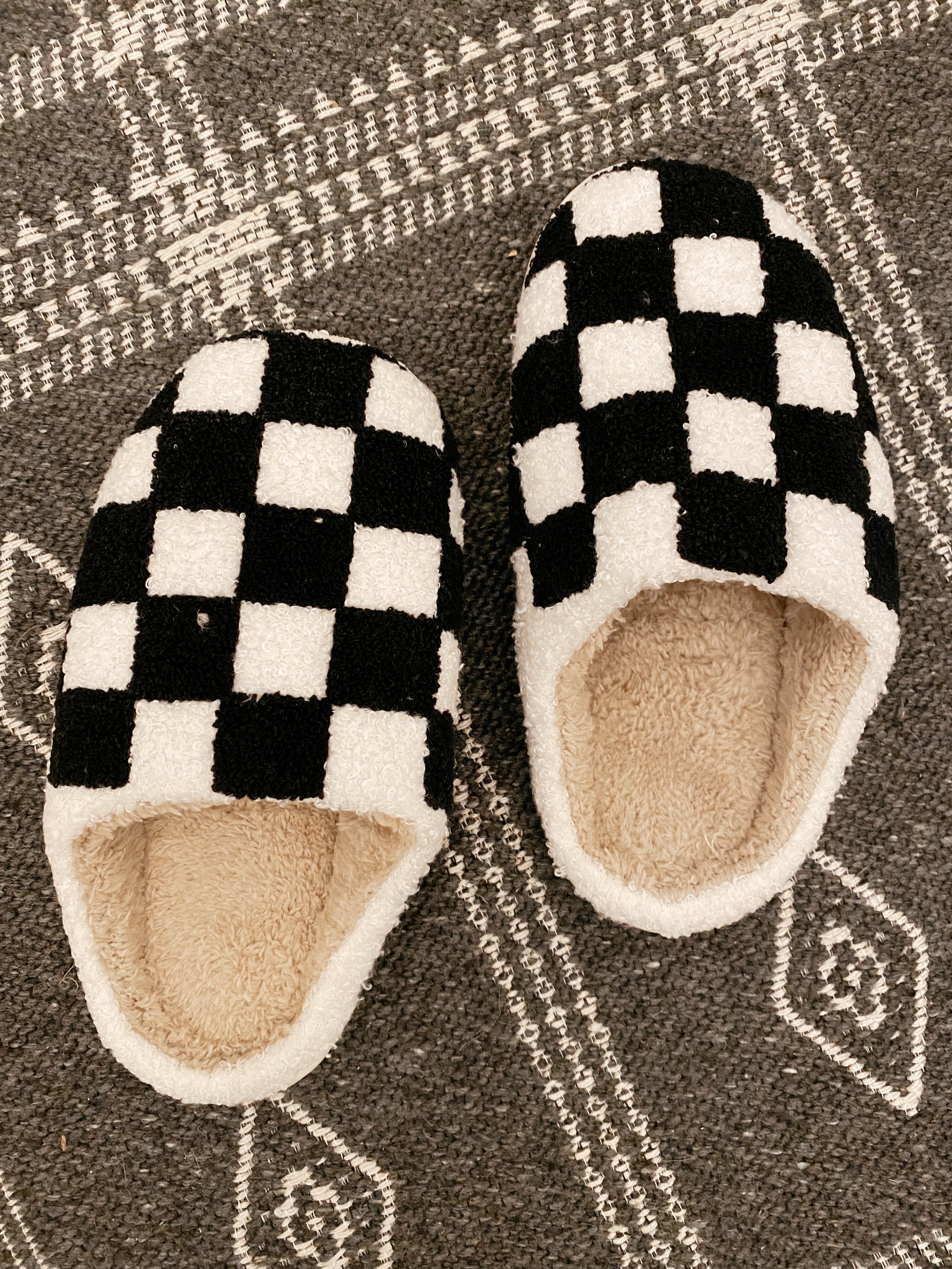 Checkerboard Slippers - Renegade Revival
