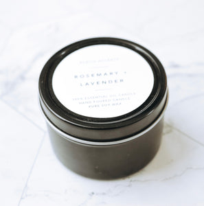 Acacia Accents Rosemary & Lavender Candle - Renegade Revival